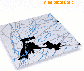 3d view of Chāh Pipalwāla