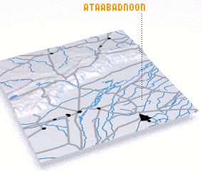 3d view of Ataābād Noon