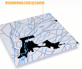 3d view of Muhammad Sādiq Sāhib