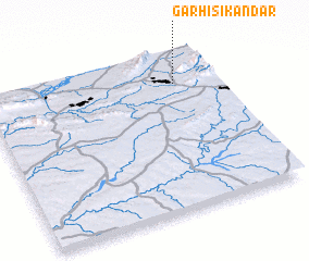 3d view of Garhi Sikandar