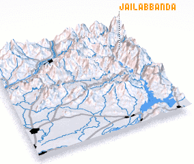 3d view of Jailāb Bānda