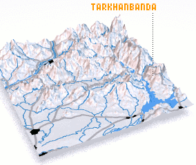 3d view of Tarkhān Bānda