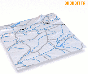 3d view of Dhok Ditta