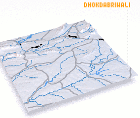 3d view of Dhok Dabriwāli