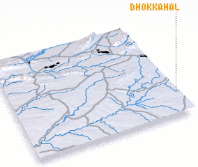 3d view of Dhok Kahāl