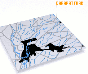 3d view of Dāra Patthar