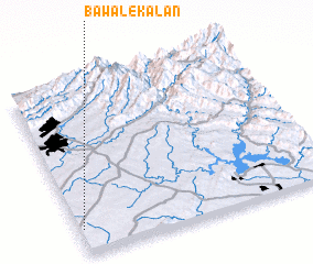 3d view of Bāwale Kalān