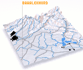 3d view of Bāwale Khurd