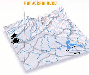 3d view of Panjgrān Khurd