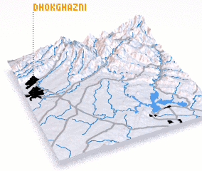 3d view of Dhok Ghazni