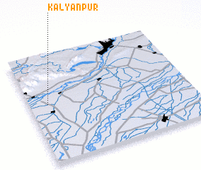 3d view of Kalyānpur