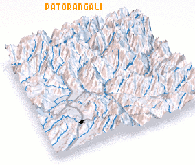 3d view of Patorān Gali
