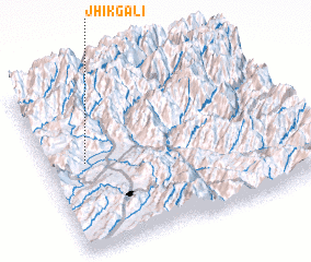 3d view of Jhik Gali