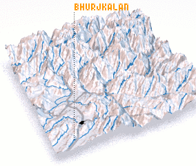 3d view of Bhurj Kalān