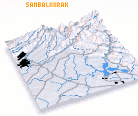 3d view of Sambal Korak