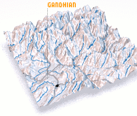 3d view of Gāndhiān