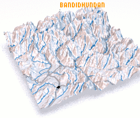 3d view of Bāndi Dhūndān
