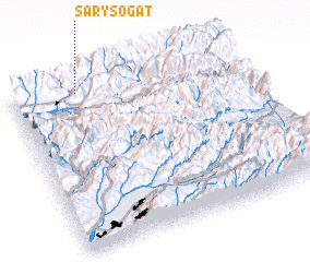 3d view of Sarysogat