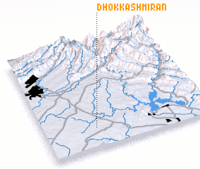 3d view of Dhok Kashmirān