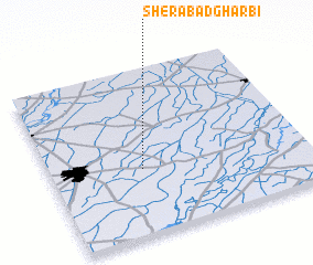 3d view of Sherābād Gharbi