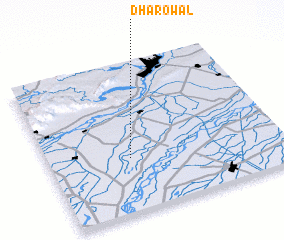 3d view of Dhārowāl