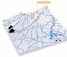 3d view of Kandiāri