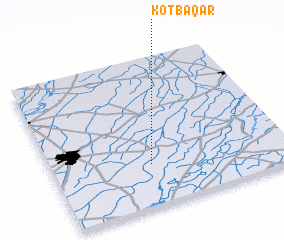 3d view of Kot Bāqar