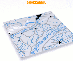 3d view of Dhok Kaniāl