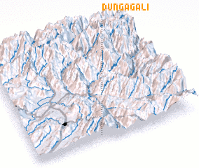 3d view of Dunga Gali