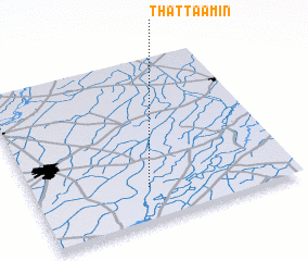 3d view of Thatta Amīn