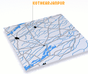 3d view of Kothe Arjanpur