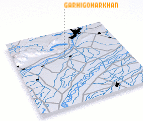 3d view of Garhi Gohar Khān