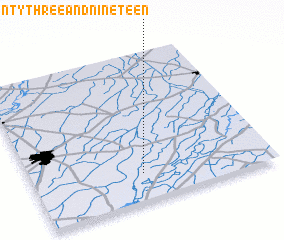 3d view of Chak Seventy-three and Nineteen