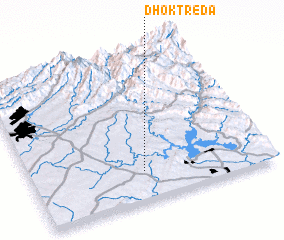 3d view of Dhok Treda