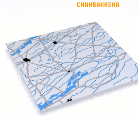 3d view of Chāh Bakhsha