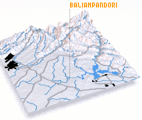 3d view of Baliām Pandori