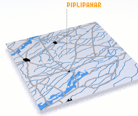 3d view of Pipli Pahār