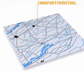 3d view of Chak Forty-nine-Two L