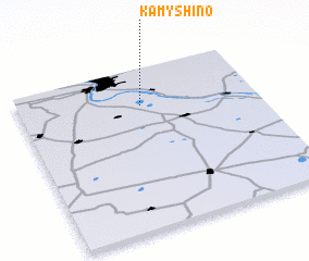 3d view of Kamyshino