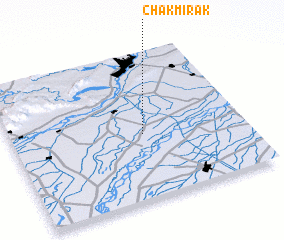 3d view of Chak Mīrak