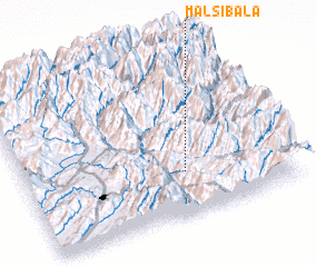 3d view of Mālsi Bāla