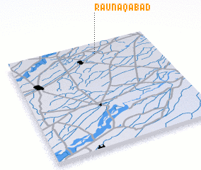 3d view of Raunaqābād