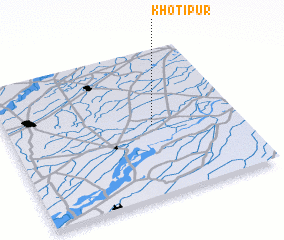 3d view of Khotīpur