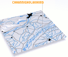 3d view of Chhanni Ghola Khurd