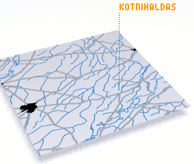 3d view of Kot Nihāl Dās