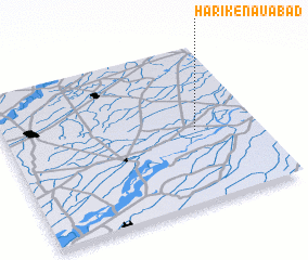 3d view of Harīke Nauābād