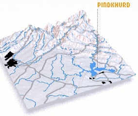 3d view of Pind Khurd