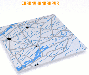 3d view of Chak Muhammadpur