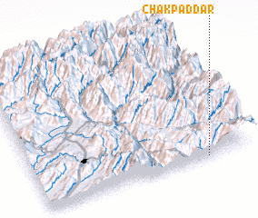 3d view of Chak Paddar