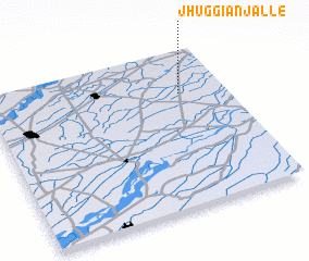 3d view of Jhuggiān Jalle